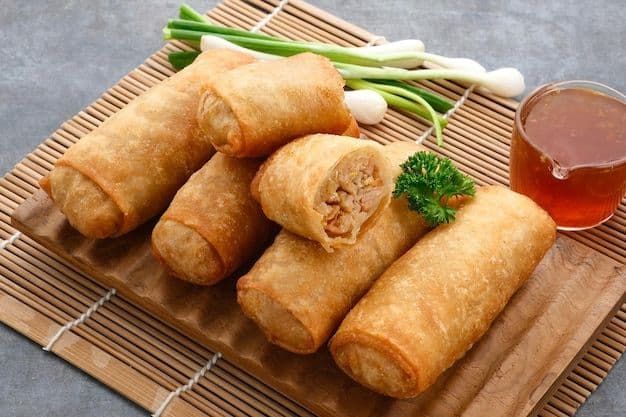 Lumpia udang frozen snack Medan untuk cafe